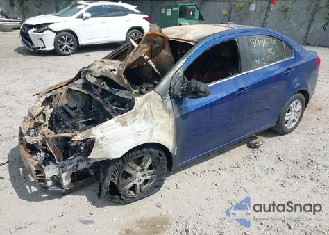 2013 Chevrolet Sonic Lt Auto из США, поврежденный, VIN 1G1JC5SG9D4233207